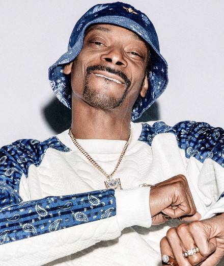 Le rappeur Snoop Dogg.