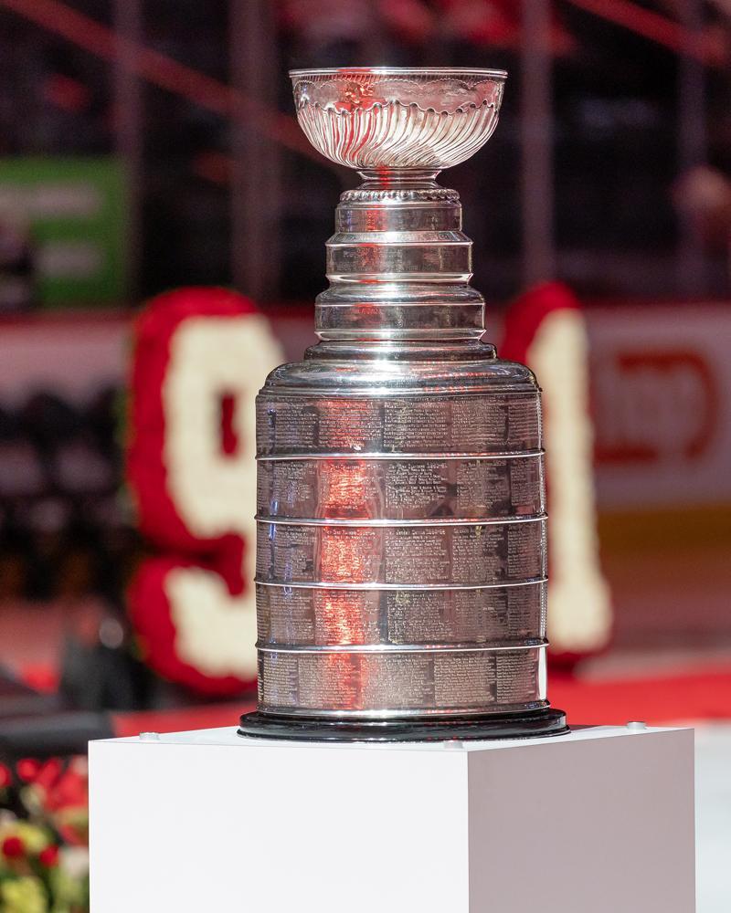 La Coupe Stanley, le 12 janvier 2026 à Détroit, dans le Michigan. © Dave Reginek/NHLI via Getty Images.