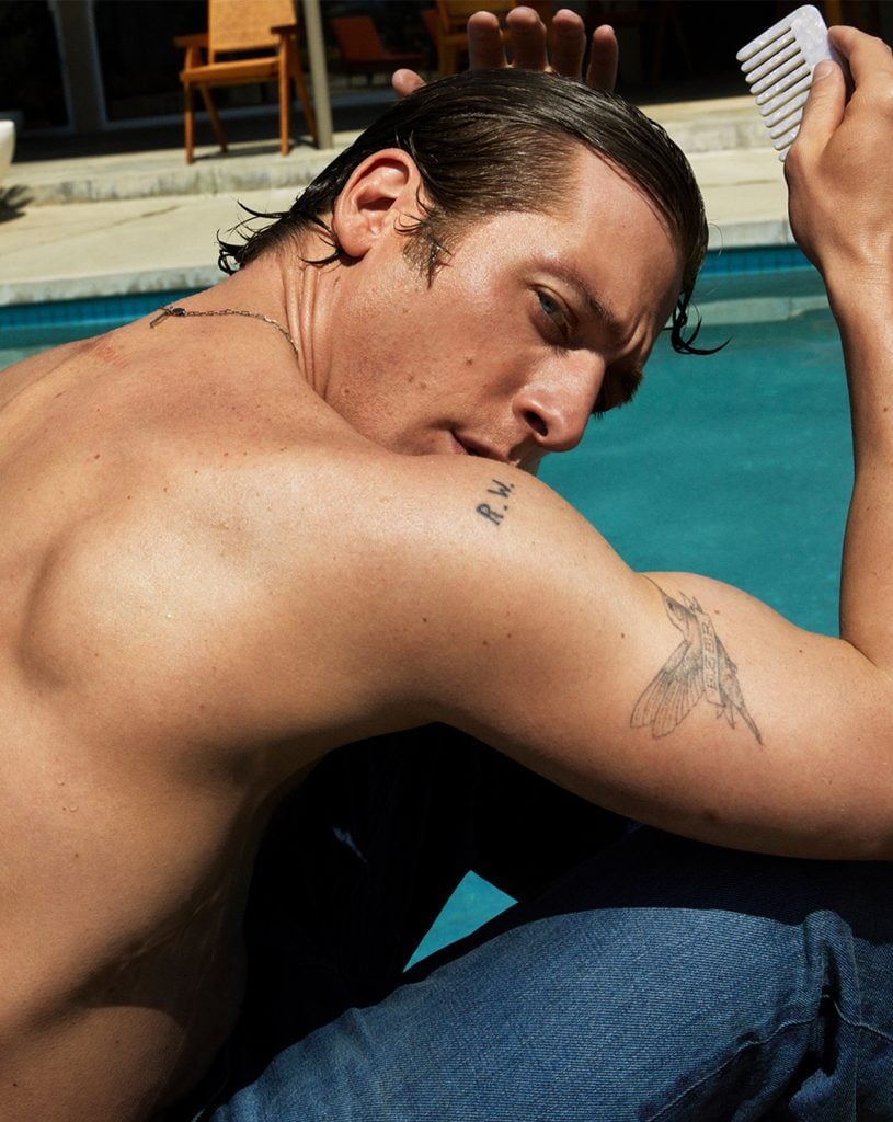 La star dans la nouvelle campagne Calvin Klein © Mert Alas / Calvin Klein.