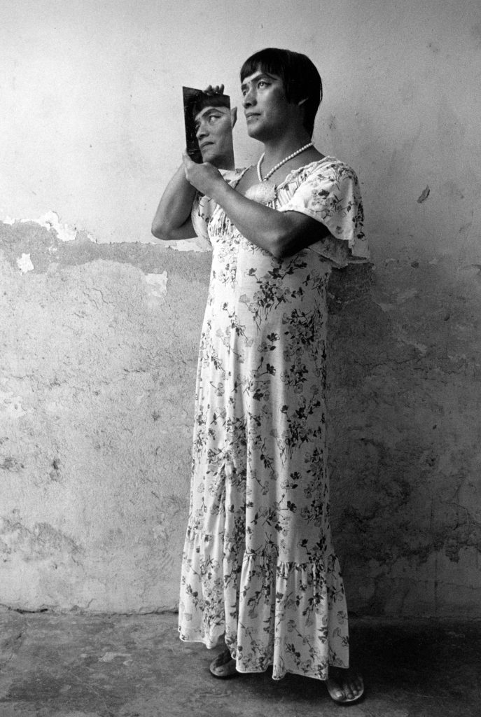 Graciela Iturbide, "Magnolia with Mirror, Juchitán" (1986) © Courtesy Throckmorton Fine Art and LOEWE.