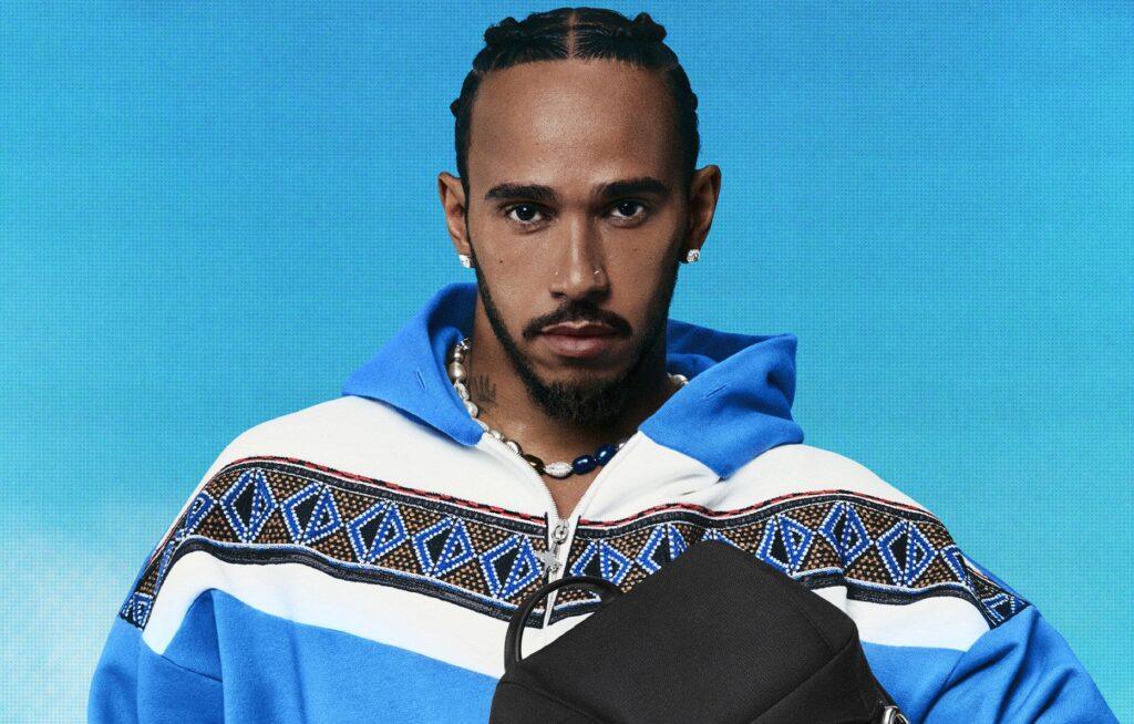 Lewis Hamilton pour la collection capsule Dior Homme printemps-été 2025 © Rafael Pavarotti.