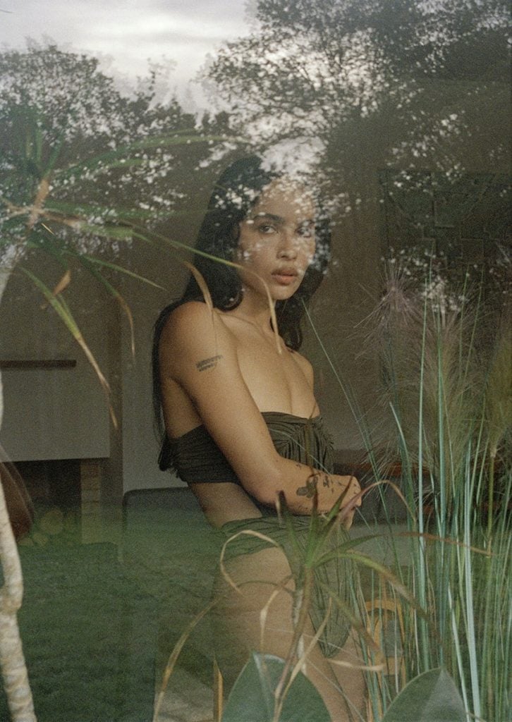 Saint Laurent Rive Droite, SL Editions, Zoë Kravitz photographed by Henrik Purienne.