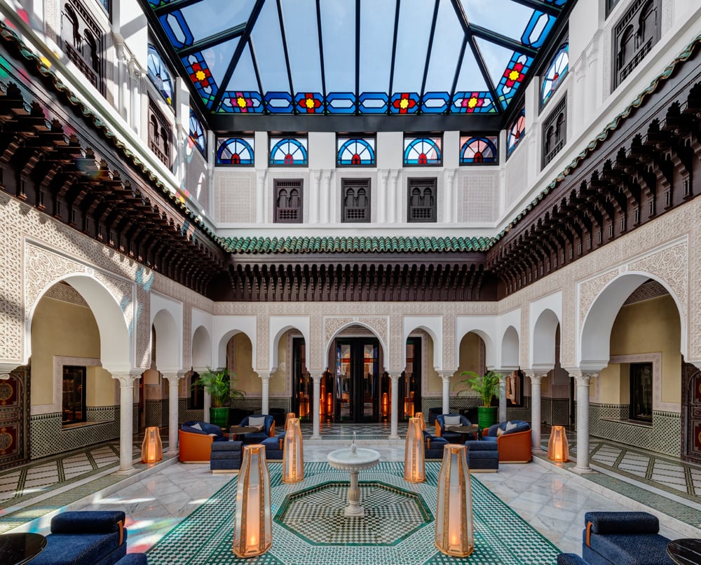 L'hôtel La Mamounia à Marrakech.