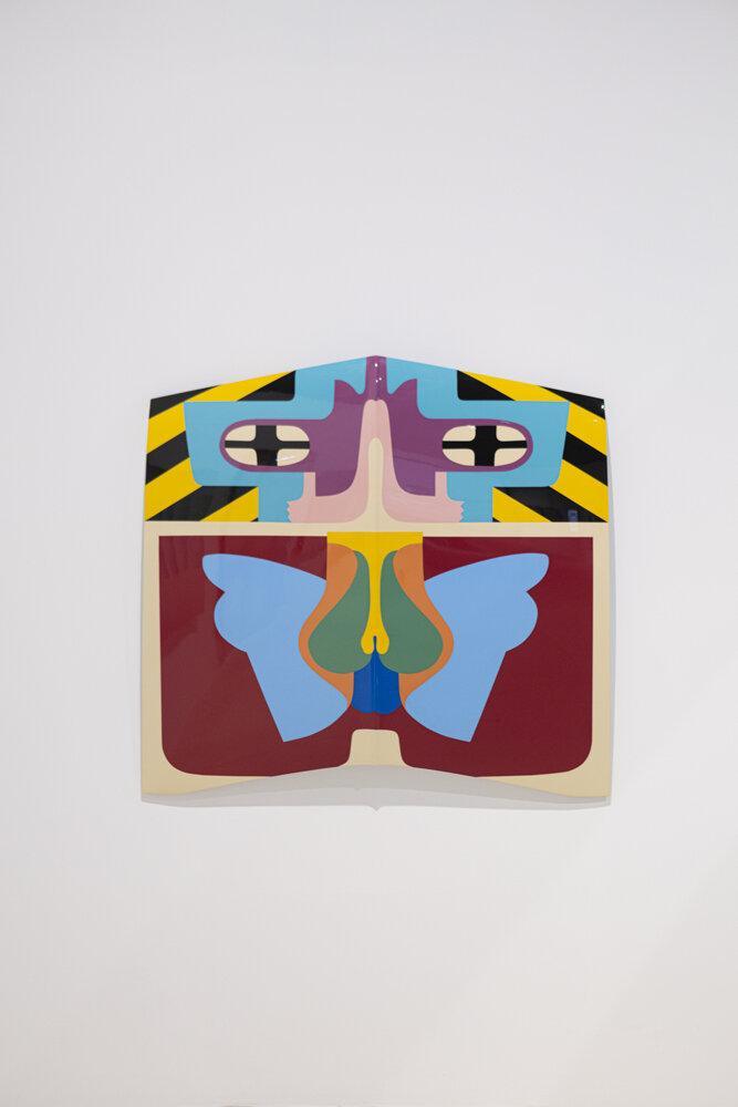 Judy Chicago, "Flight Hood" (1965-2011). © Adagp, Paris, 2024 © Victor&Simon - Joana Luz.