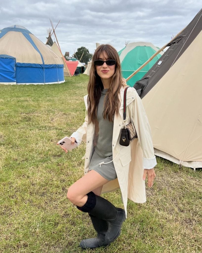 Daisy Edgar-Jones Glastonbury Festival. © Capture d'écran du compte Instagram @daisyedgarjones.