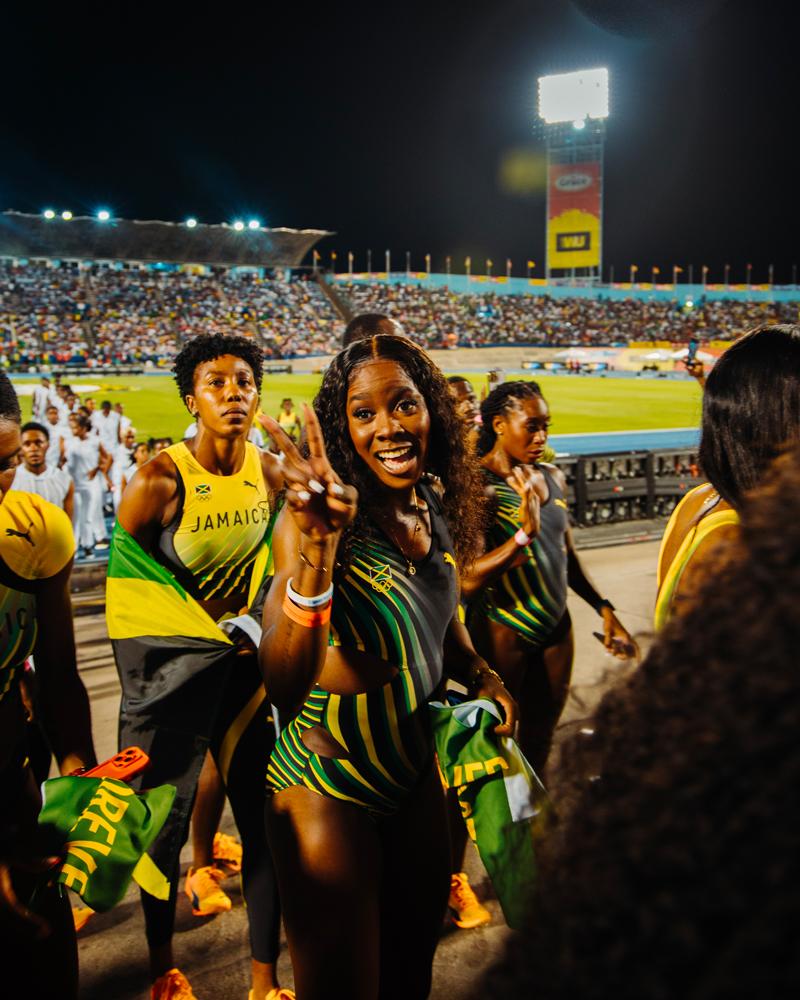 Les tenues Puma pour la Jamaïque aux Jeux Olympiques de Paris 2024.