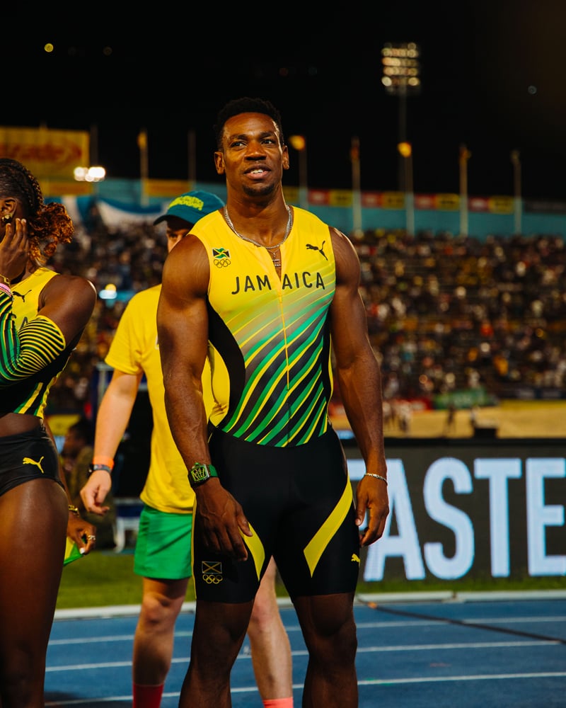 Les tenues Puma pour la Jamaïque aux Jeux Olympiques de Paris 2024.