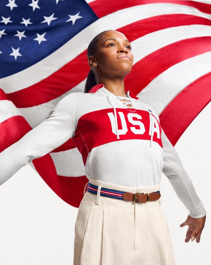 Les tenues Ralph Lauren de la Team USA pour la cérémonie d'ouverture des Jeux Olympiques de Paris 2024. © Ralph Lauren.