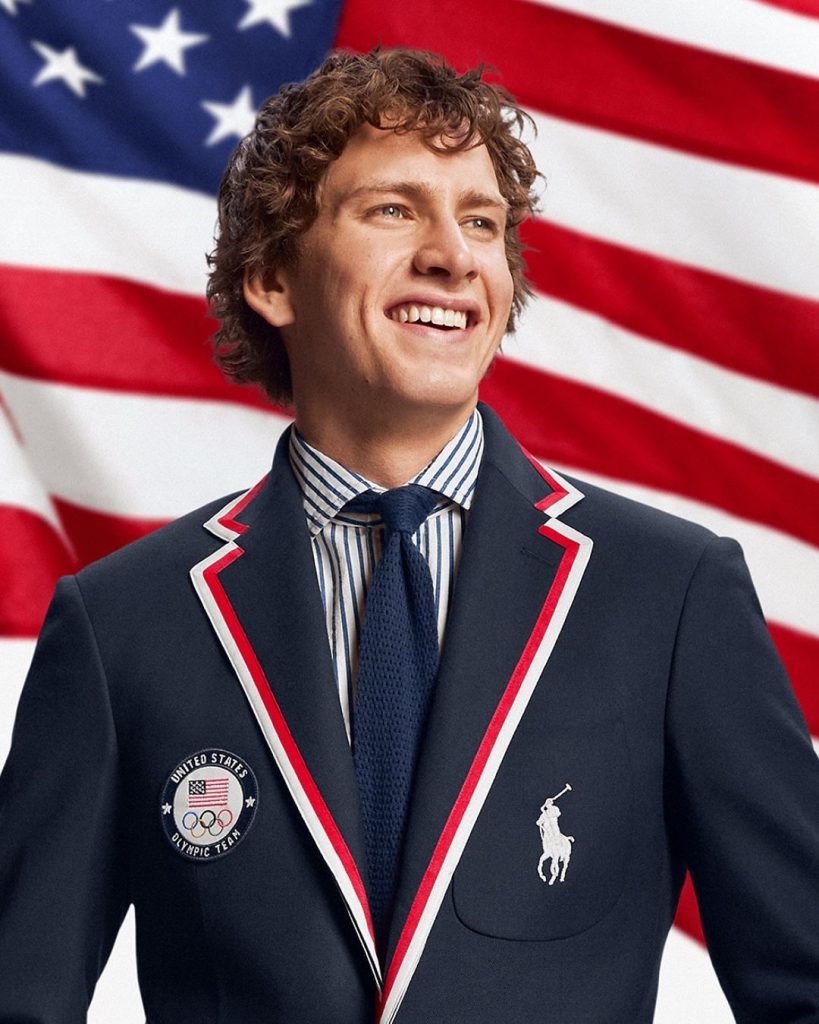 Les tenues Ralph Lauren de la Team USA pour la cérémonie d'ouverture des Jeux Olympiques de Paris 2024. © Ralph Lauren.