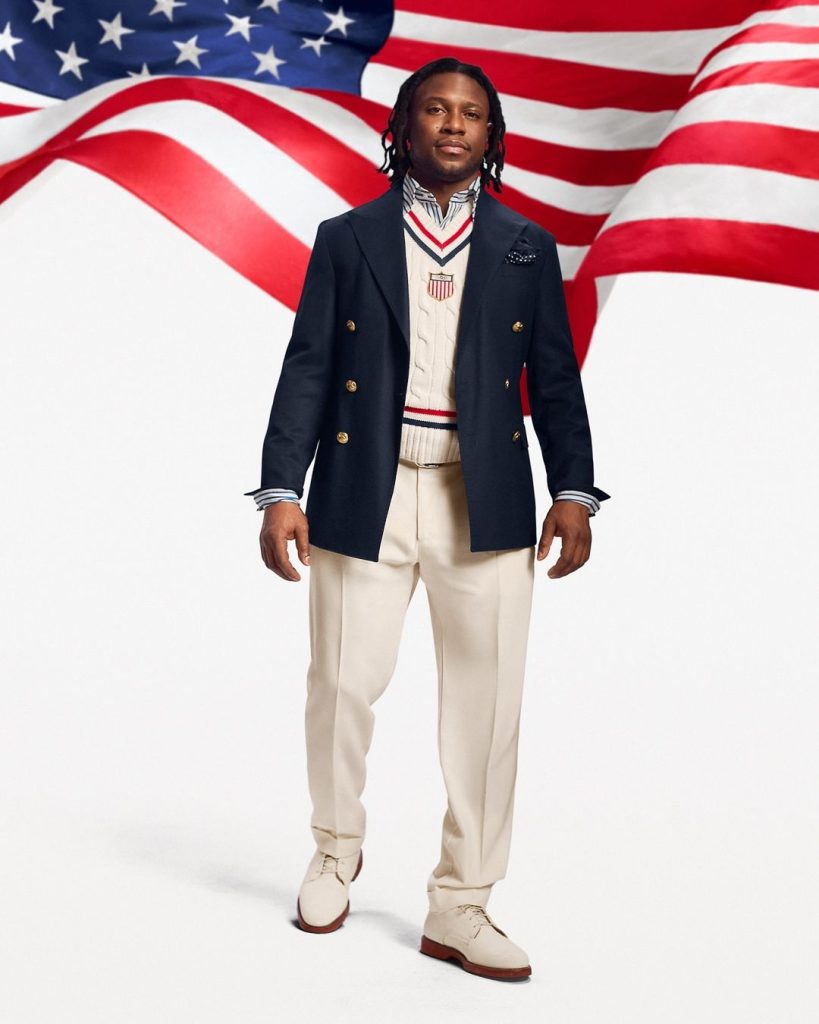 Les tenues Ralph Lauren de la Team USA pour la cérémonie d'ouverture des Jeux Olympiques de Paris 2024. © Ralph Lauren.