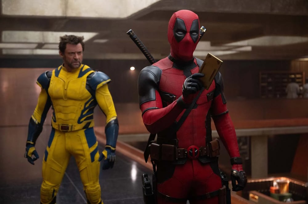 Ryan Reynolds et Hugh Jackman dans Deadpool & Wolverine (2024) © Twentieth Century Fox Film Corporation/ Walt Disney Pictures.