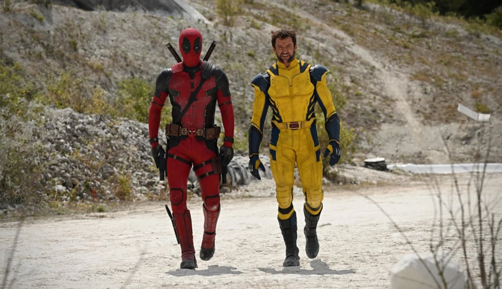 Ryan Reynolds et Hugh Jackman dans Deadpool & Wolverine (2024) © Twentieth Century Fox Film Corporation/ Walt Disney Pictures.