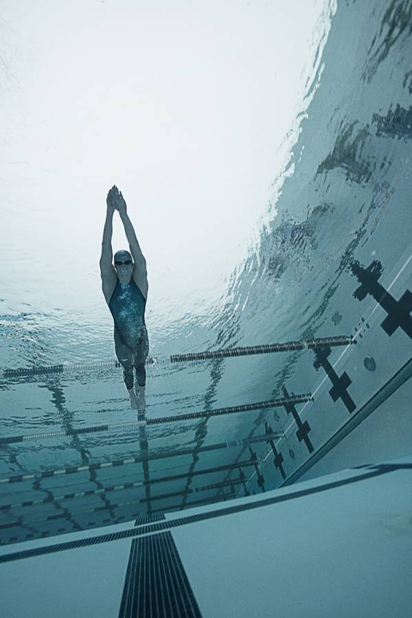 Speedo LZR Racer portée par Michael Phelps, 2008 © Pentland Brands © Speedo.