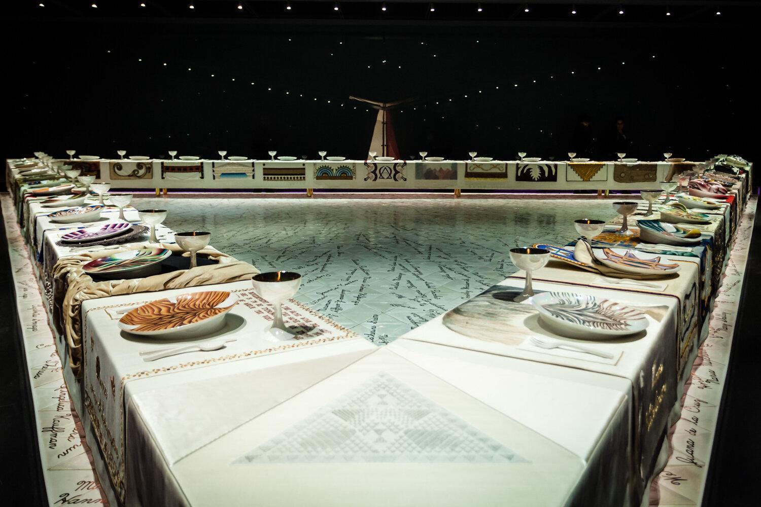 Judy Chicago, "The Diner Party" (1974-1979). © Kevin Case, Flickr.
