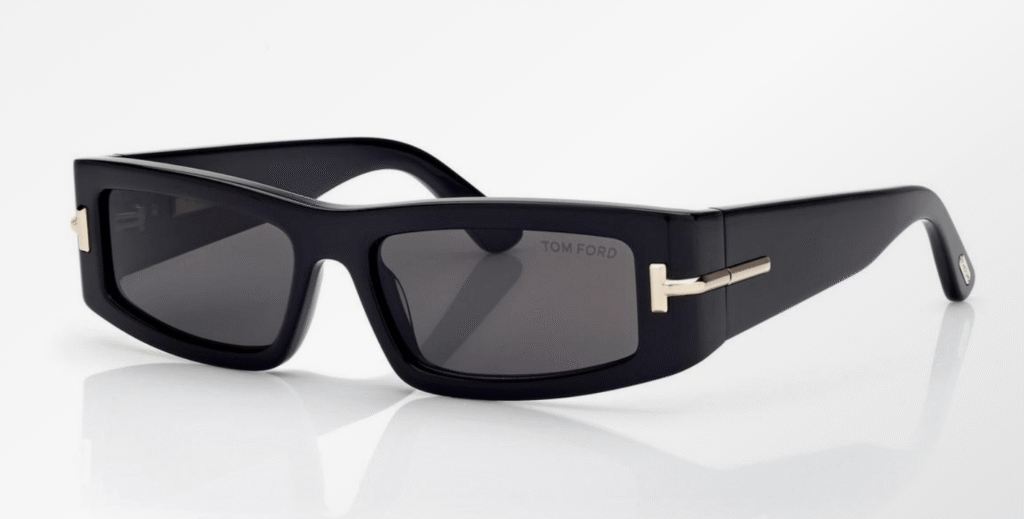 lunettes de soleil rectangulaires tendance printemps-ete 2026 tom ford