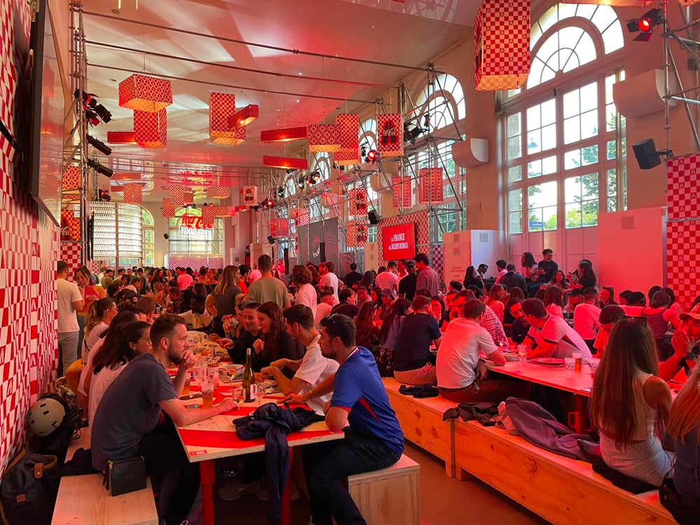 Le Coca-Cola Food Fest à l’Aérogare des Invalides.