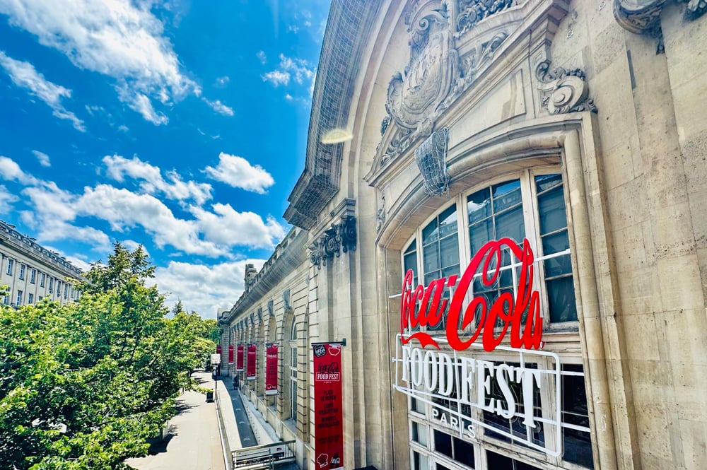 Le Coca-Cola Food Fest à l’Aérogare des Invalides.