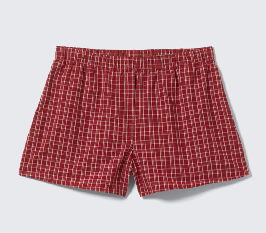 Weekday checked, cotton shorts
