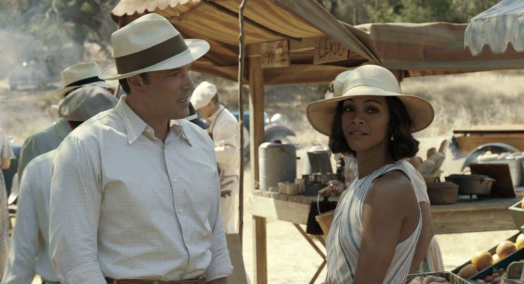 Zoe Saldana et Ben Affleck dans Live by Night (2017) © Copyright Claire Folger / Warner Bros.