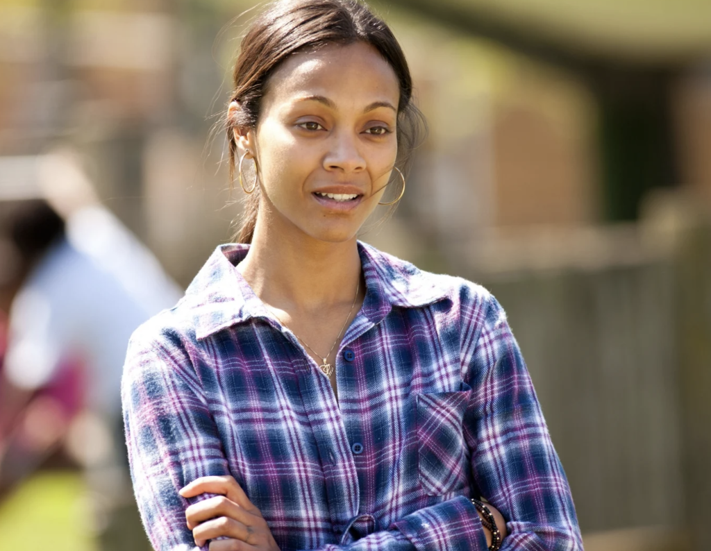 Zoe Saldana dans Les Brasiers de la Colère (2014) © Copyright Tobis Film.