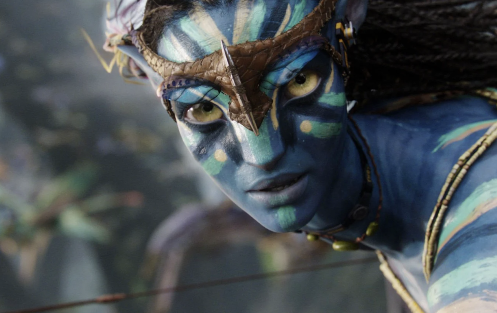 Zoe Saldana dans Avatar (2009) © Copyright Walt Disney Company.