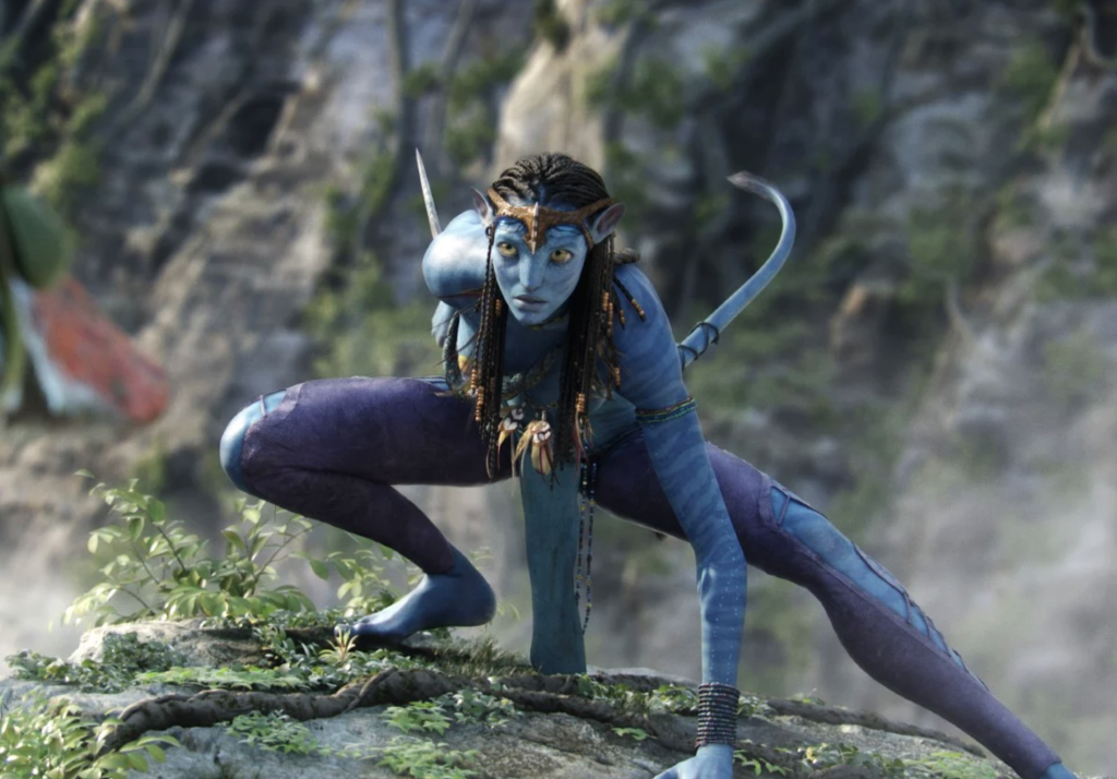 Zoe Saldana dans Avatar (2009) © Copyright Walt Disney Company.