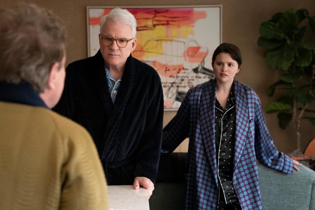 Selena Gomez et Steve Martin dans la saison 4 d'Only Murders in the Building © Patrick Harbron/Disney.