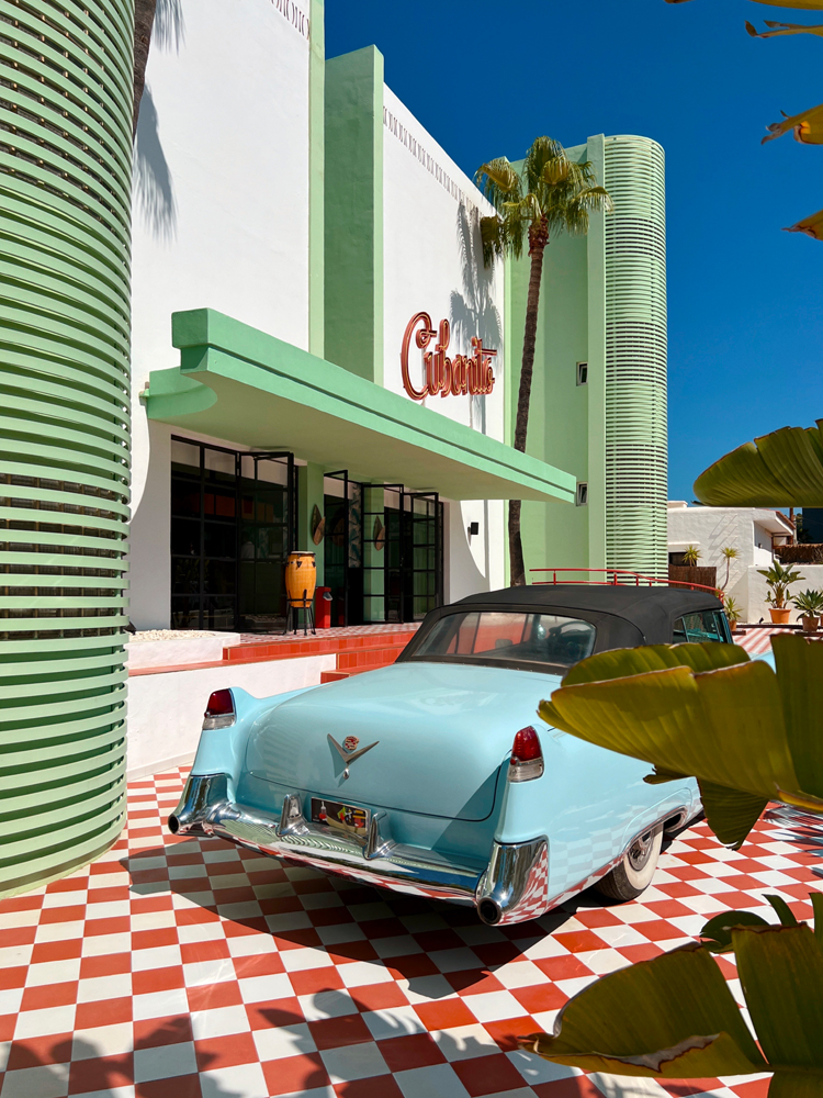 L'hôtel Cubanito à Ibiza.