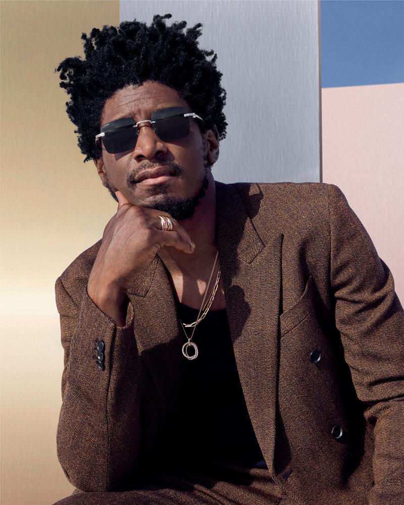 Portrait de Labrinth. © Photo : Nathaniel Goldbgerg & Cartier.