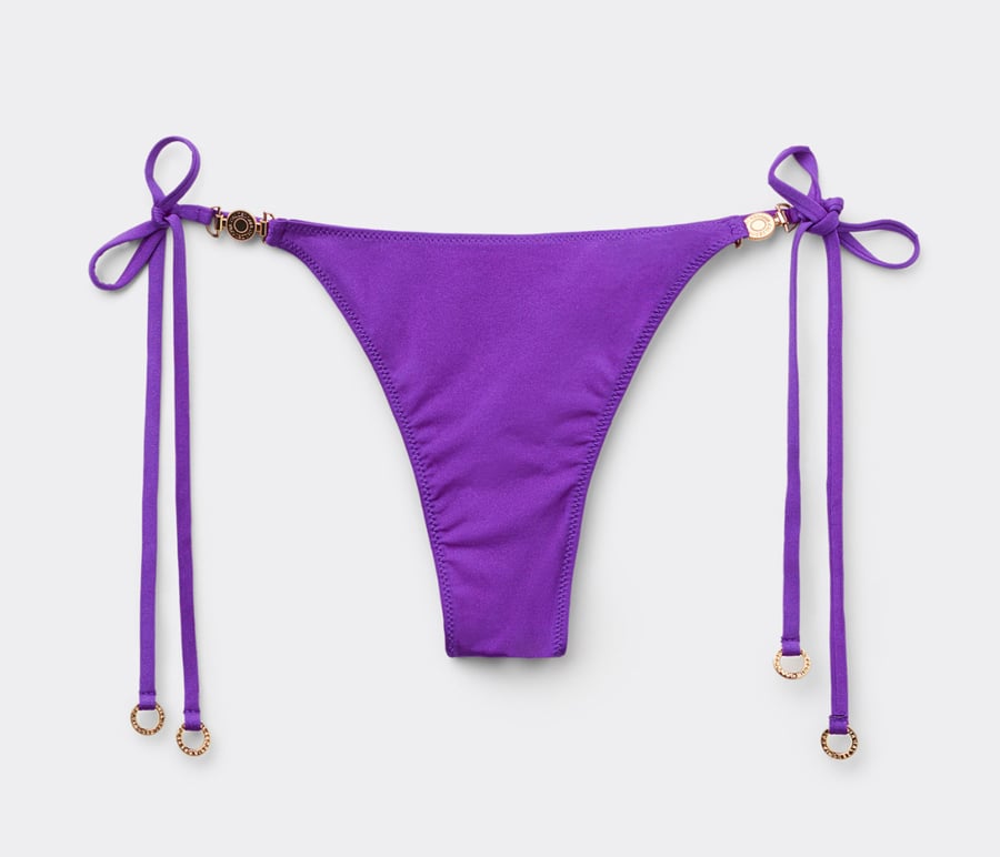 culotte de bikini violet calzedonia 