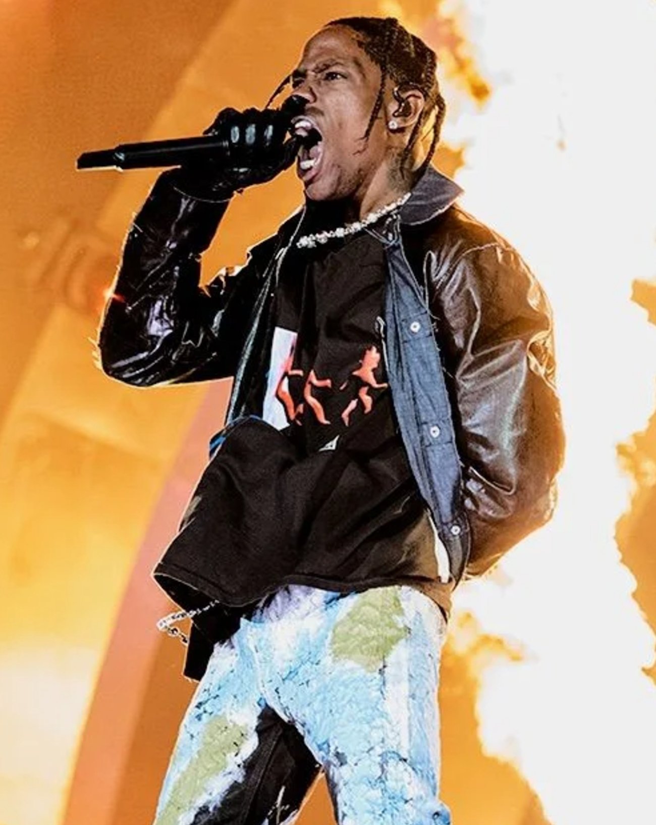 Le documentaire Chaos d'anthologie : Le festival Astroworld : Photo Travis Scott.