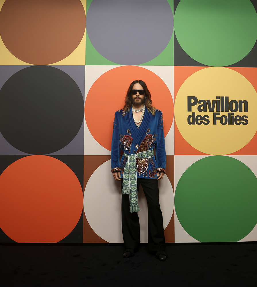 Jared Leto au défilé Valentino printemps-été 2025 © Getty via Valentino.