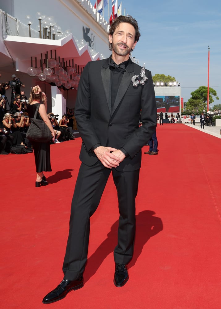 Adrien Brody en Dior à la Mostra de Venise (© Photo de Pascal Le Segretain/Getty Images). 