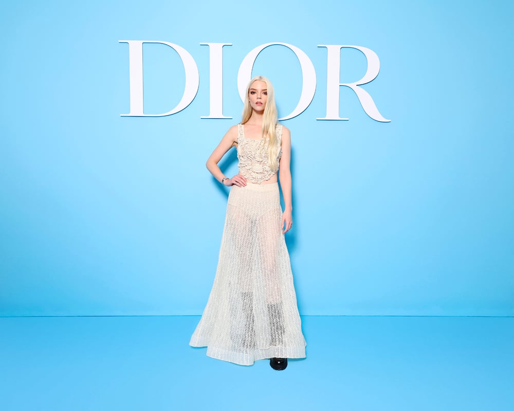 Anya Taylor-Joy au défilé Dior printemps-été 2025 © Dior.