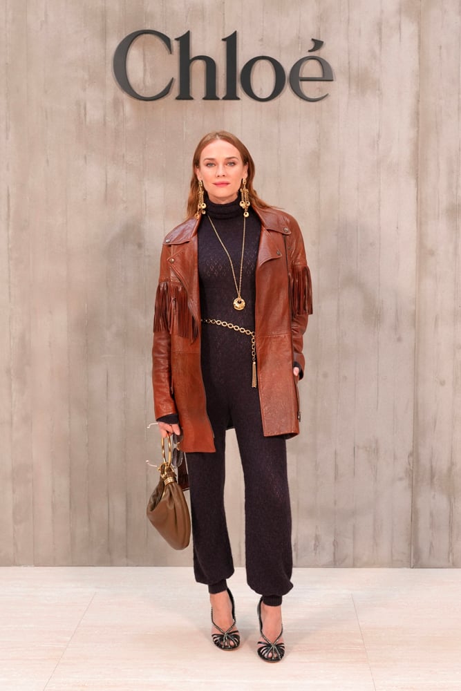 Diane Kruger au défilé Chloé printemps-été 2025.