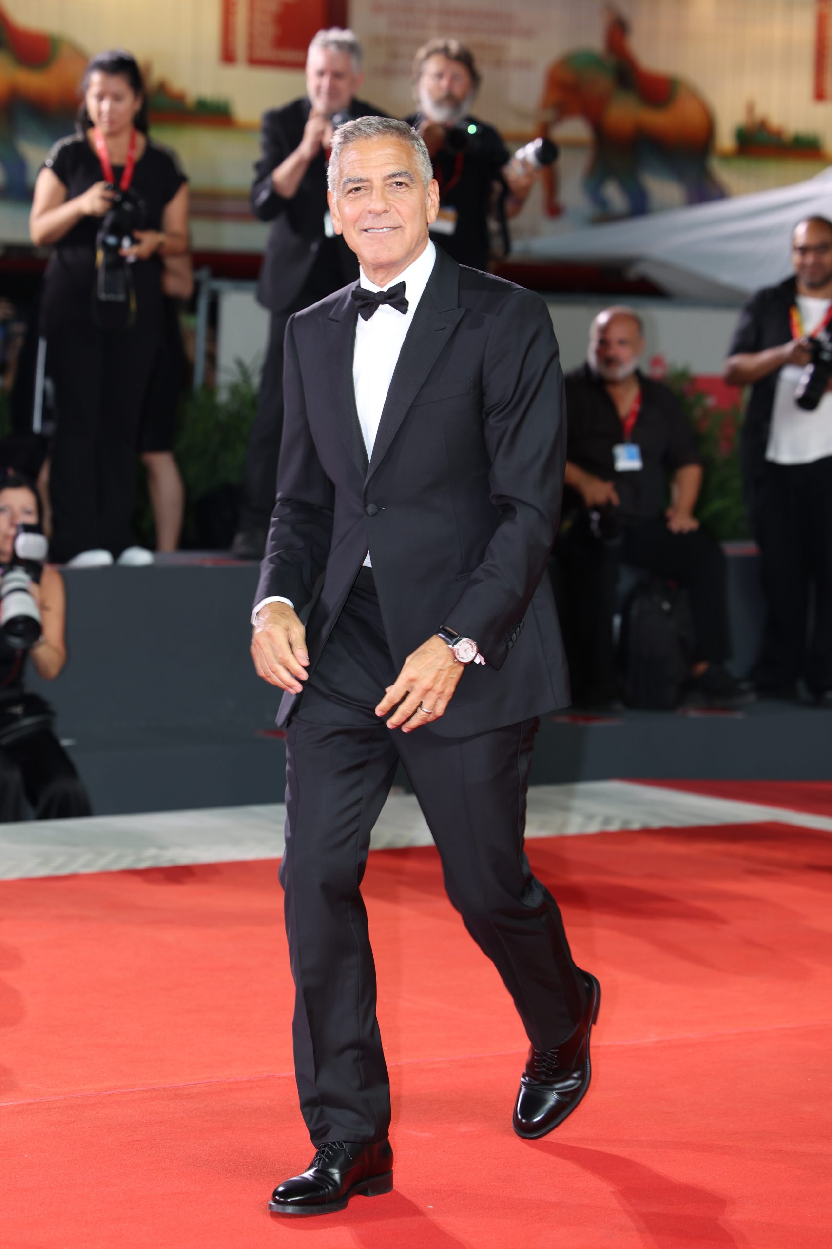 George Clooney à l'avant-première du film Wolfs (2024) à la Mostra de Venise le 1er septembre 2024 © Daniele Venturelli/WireImage.