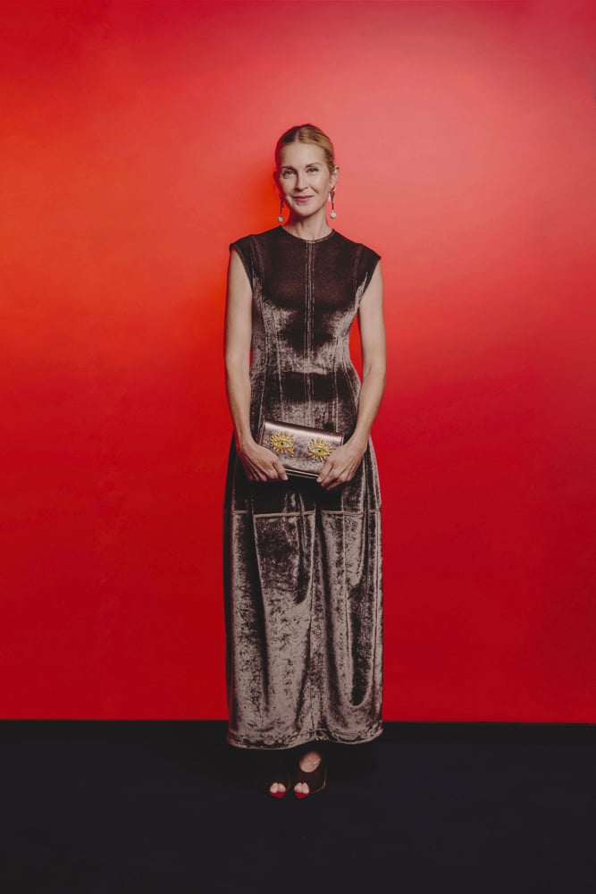 Kelly Rutherford au défilé Schiaparelli printemps-été 2025.