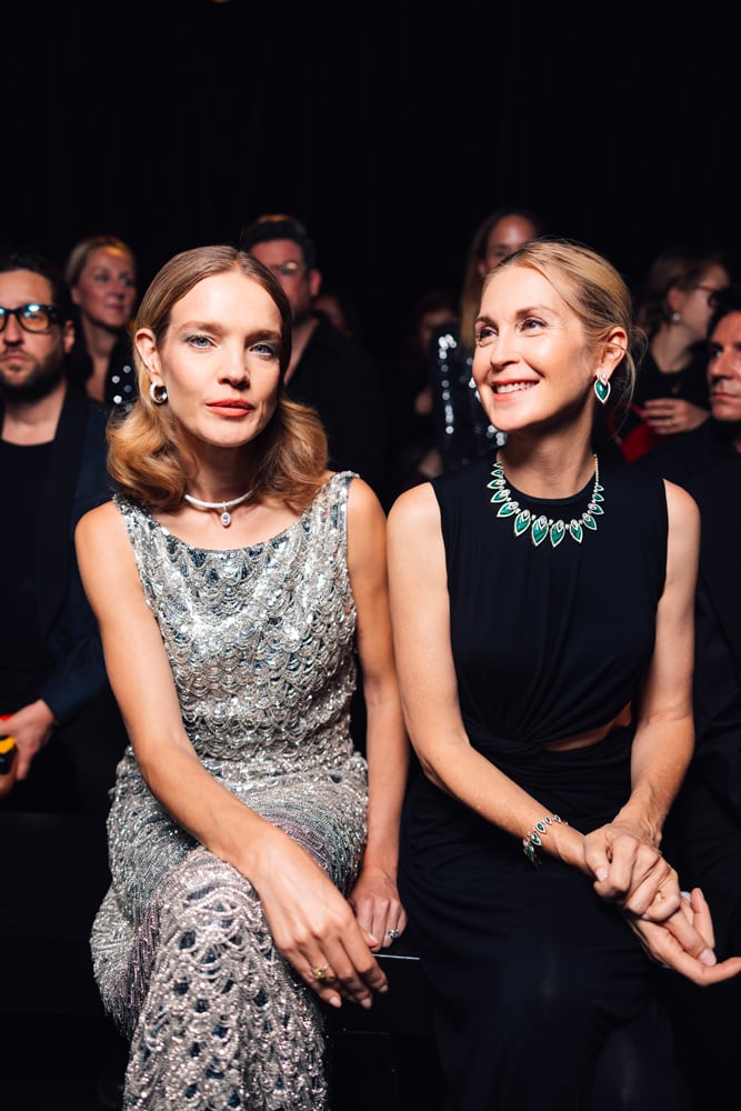 Natalia Vodianova et Kelly Rutherford au défilé Messika haute joaillerie.