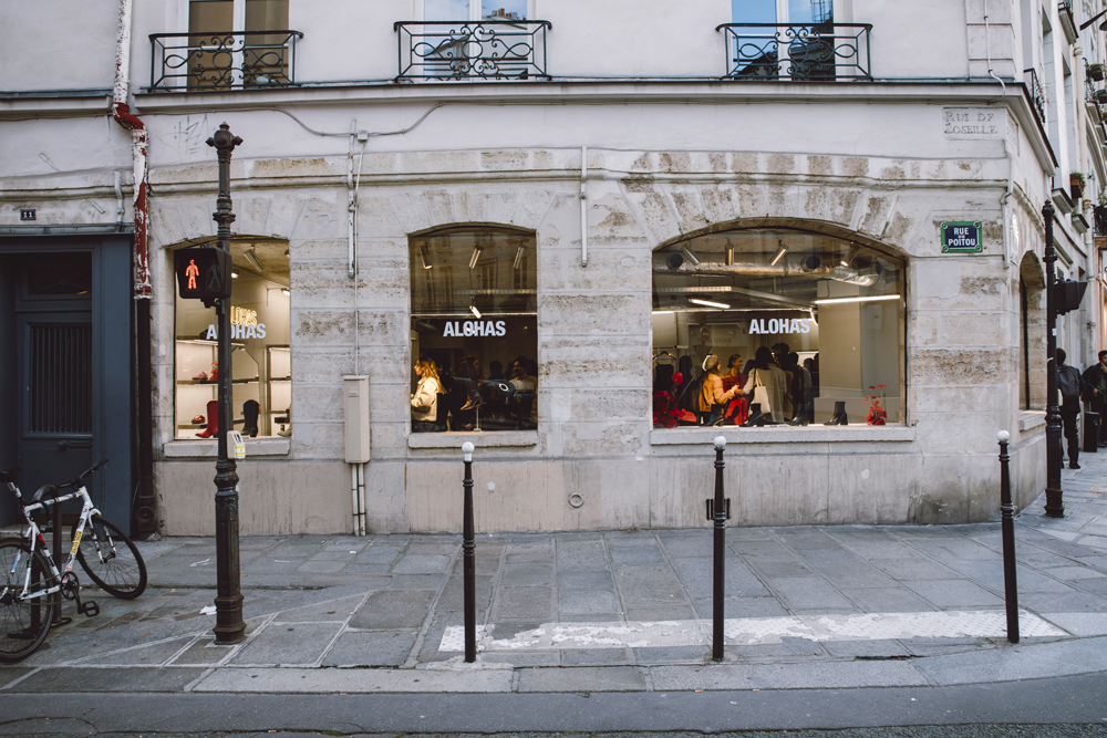 La nouvelle boutique Alohas à Paris.