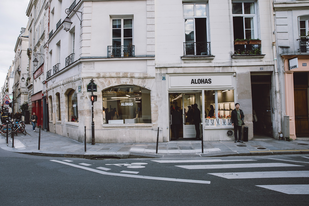 La nouvelle boutique Alohas à Paris.