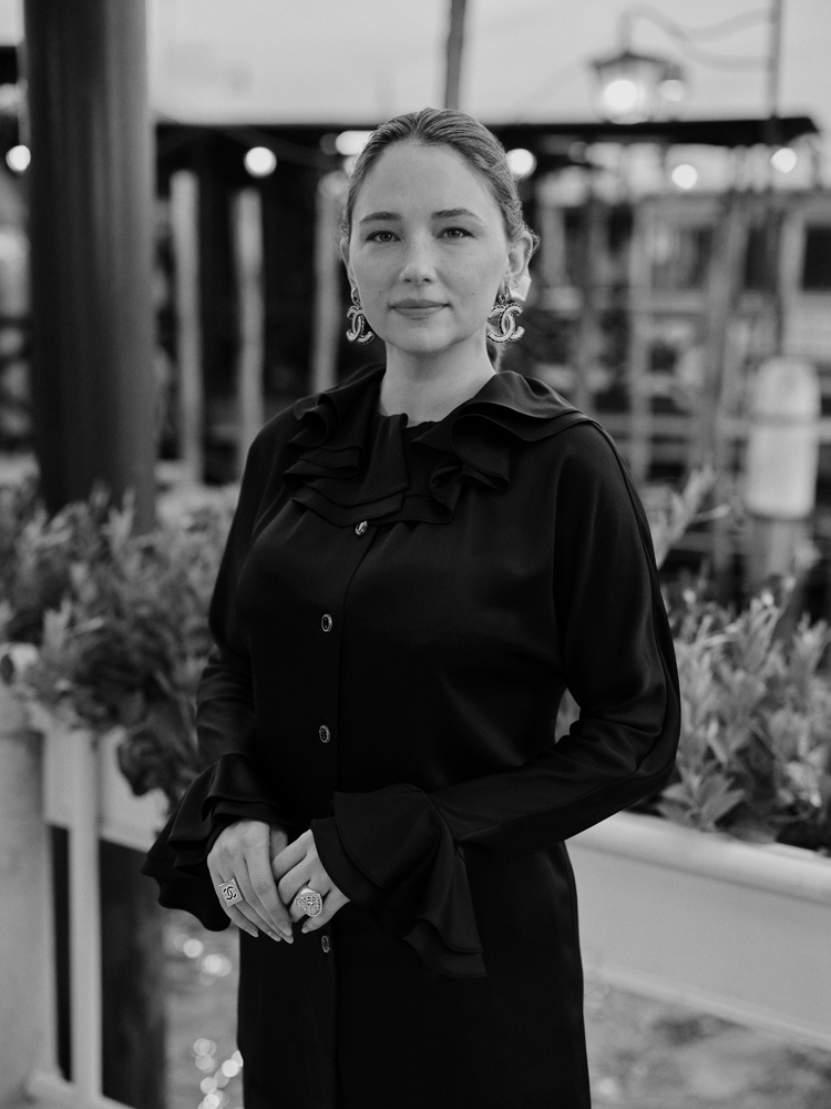 Haley Bennett au dîner Chanel à la Mostra de Venise 2024.