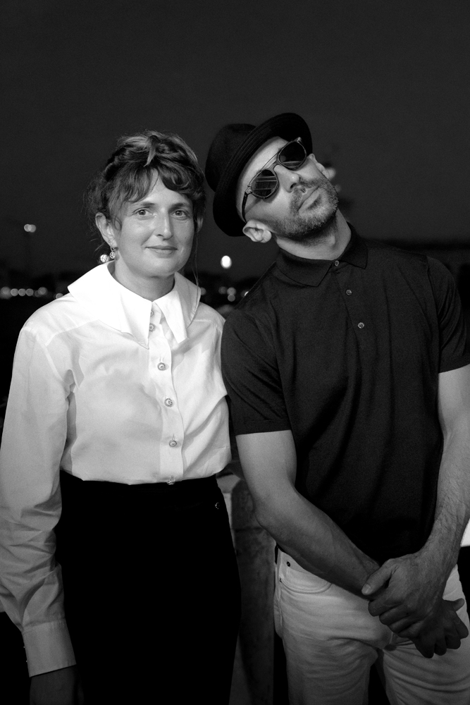 Jr et Alice Rohrwacher au dîner Chanel à la Mostra de Venise 2024.