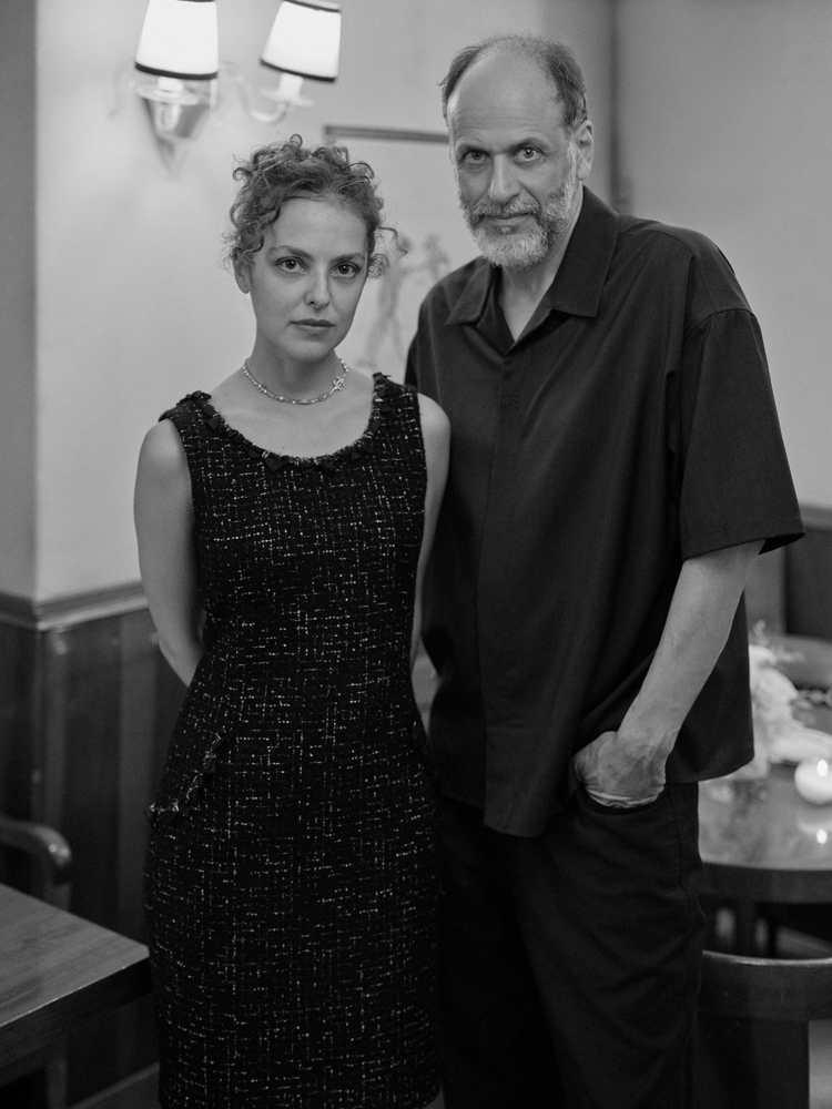 Luca Guadagnino et Dea Kulumbegashvili au dîner Chanel à la Mostra de Venise 2024.