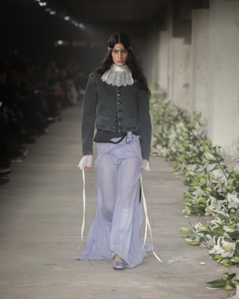 Le défilé Ann Demeulemeester printemps-été 2025.