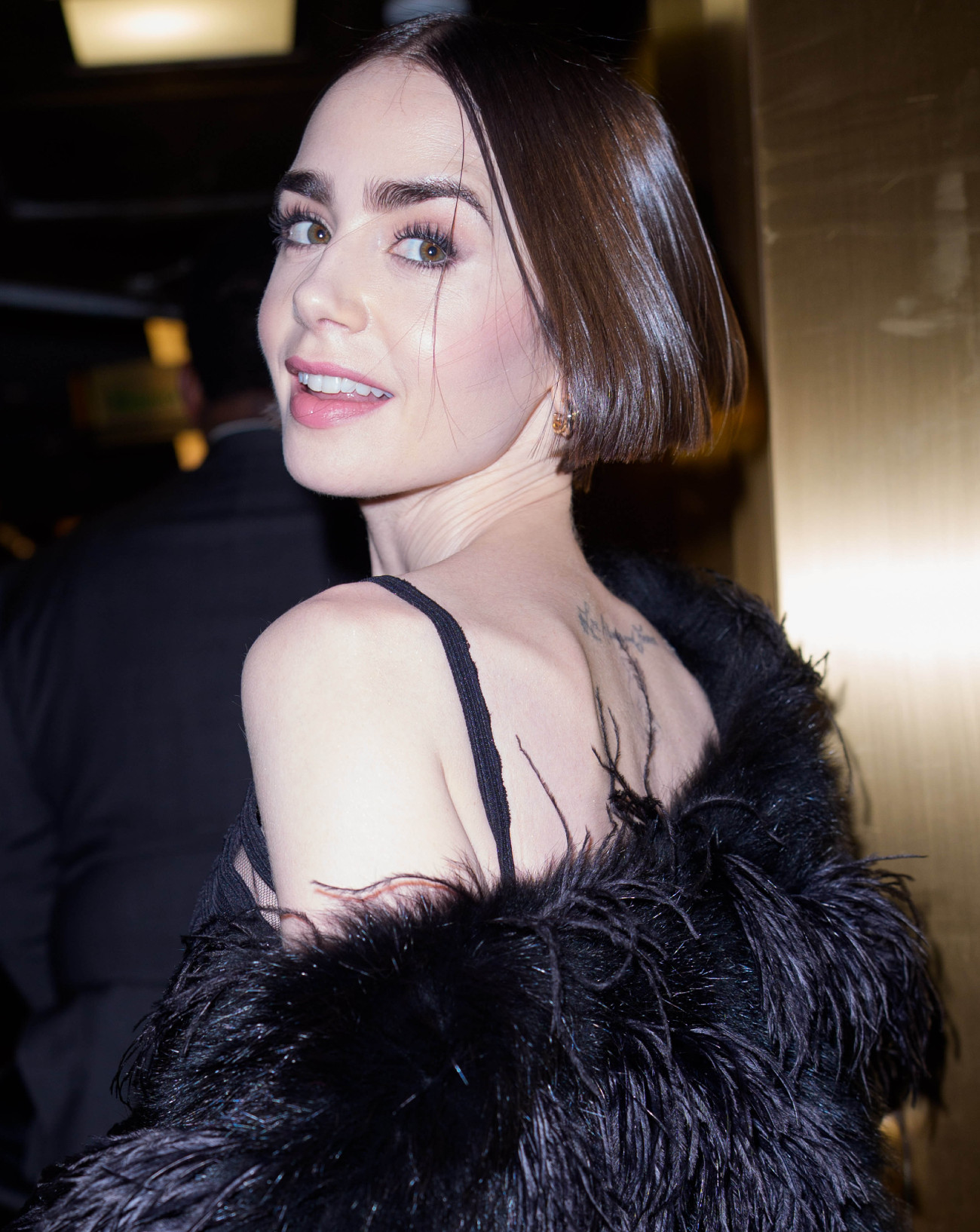 L'actrice Lily Collins.