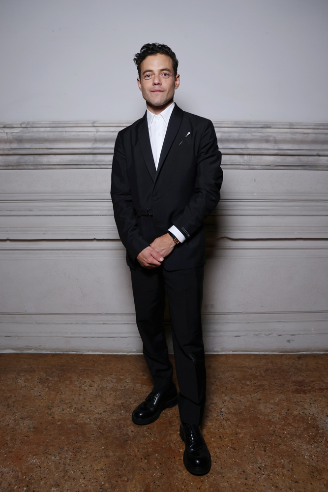 Rami Malek au dîner Miu Miu Women's Tales à la Mostra de Venise 2024.