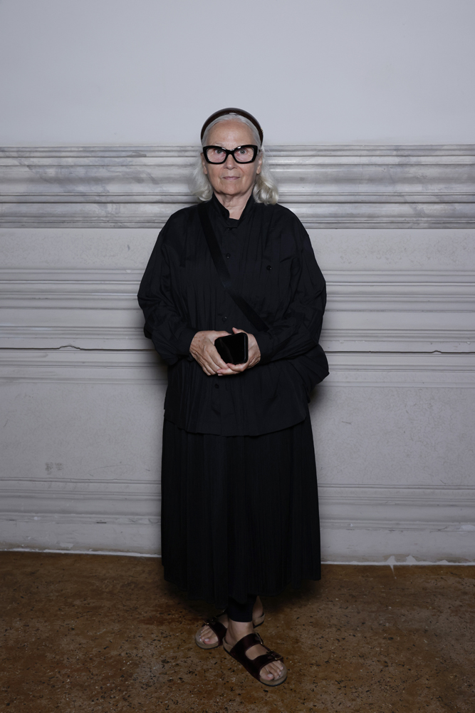 Brigitte Lacombe au dîner Miu Miu Women's Tales à la Mostra de Venise 2024.