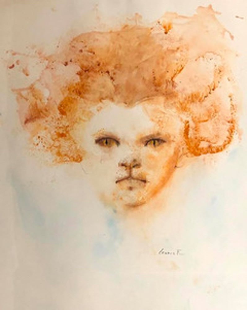 Leonor Fini, "Mutant" (circa 1970).