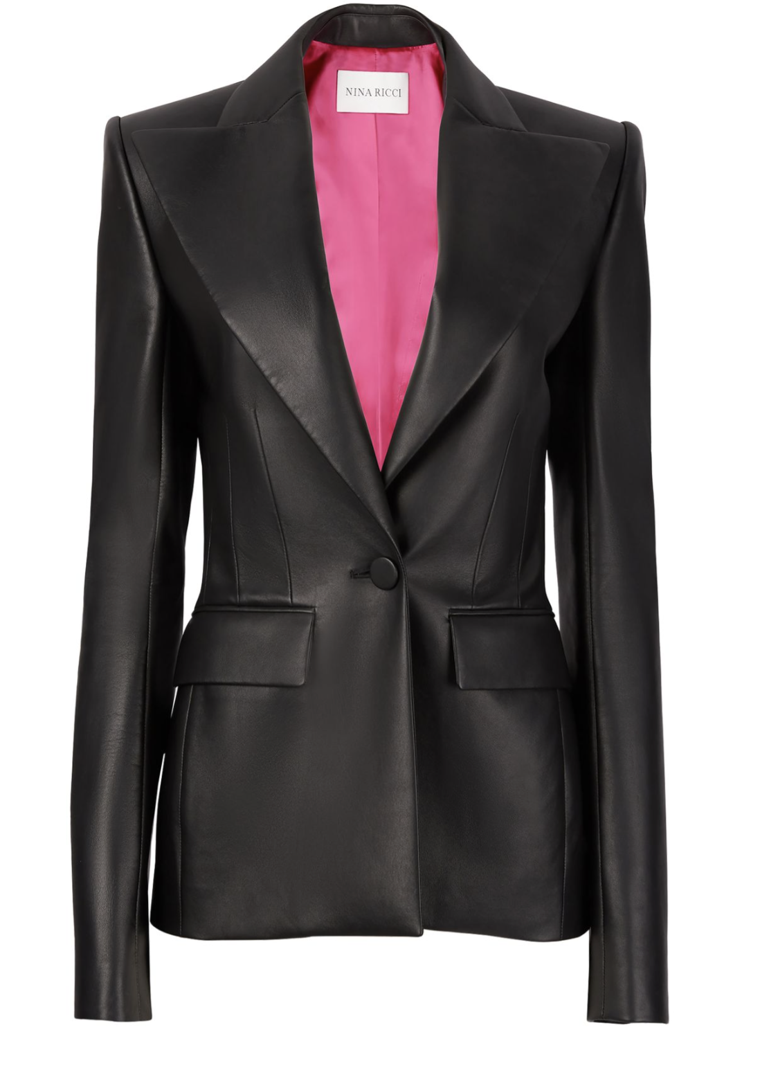 Veste en cuir Nina Ricci.