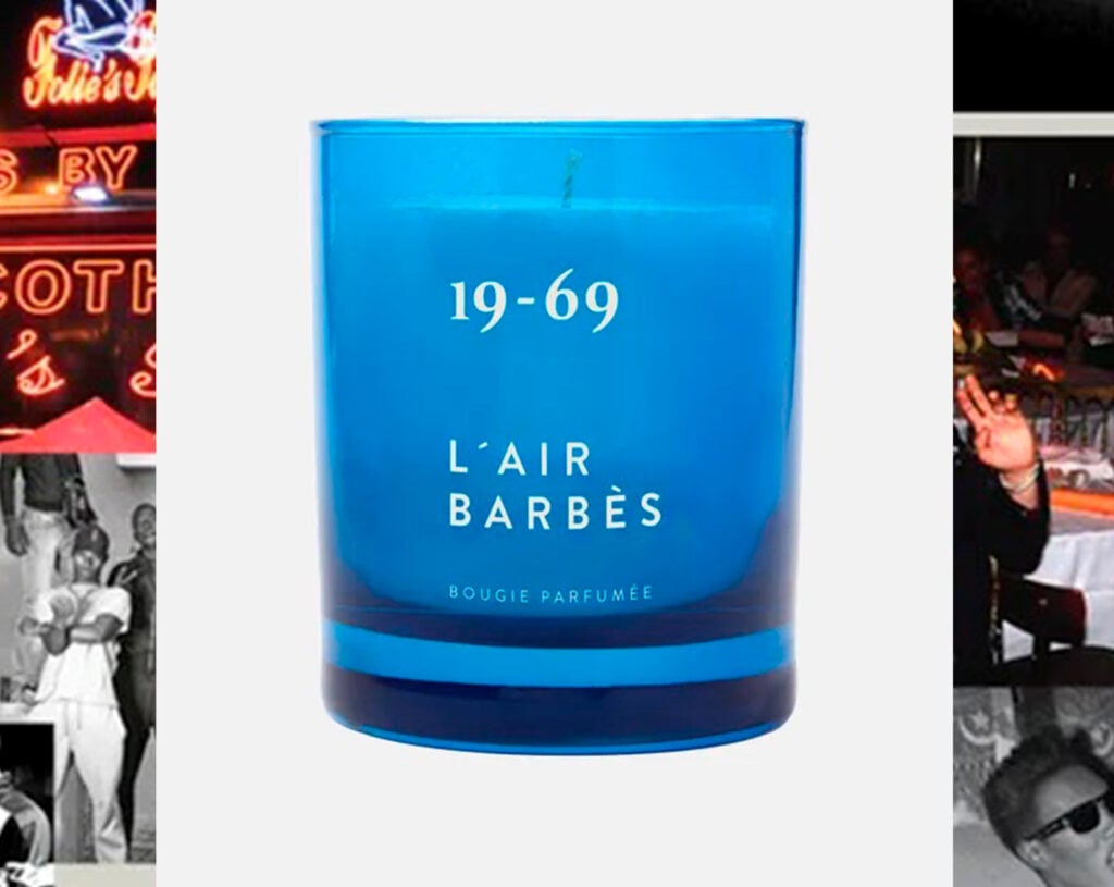 19-69, L'air Barbès, bougie parfumée